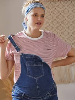 T-shirt brodé de grossesse et d'allaitement en coton  - vertbaudet enfant
