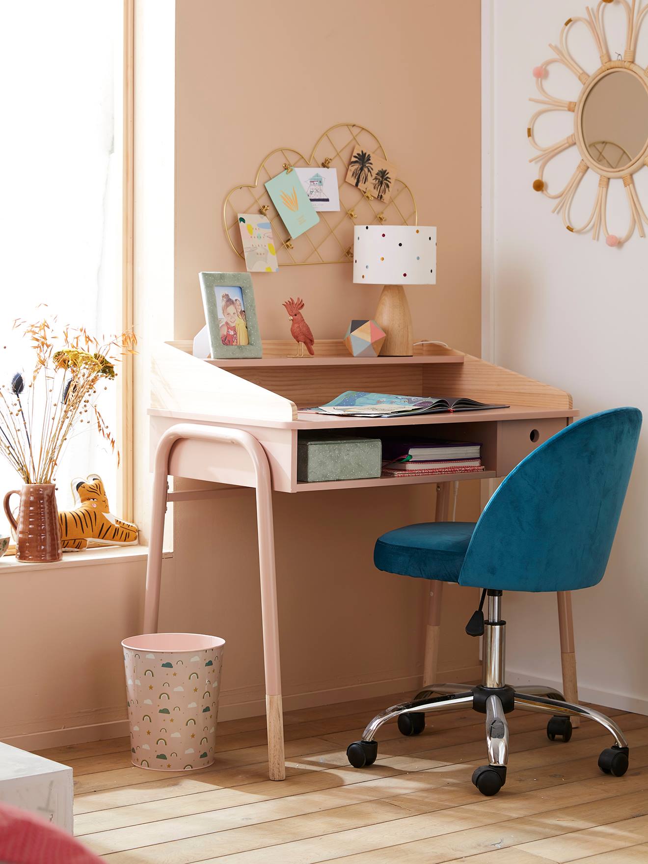 Bureau enfant AMAZONIE rose