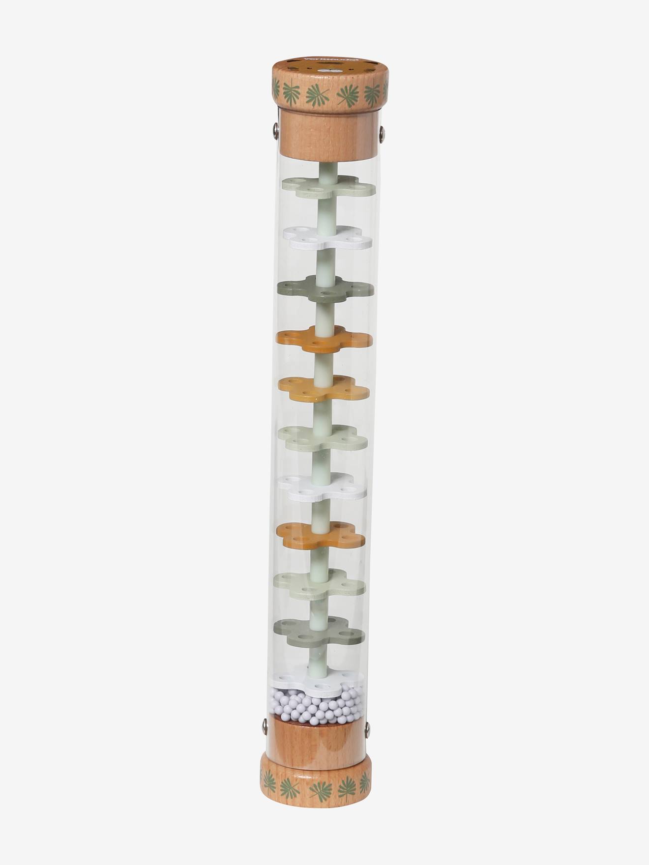 Bâton de pluie géant en bois FSC® vert moyen uni avec decor (Vertbaudet) - Image 2