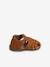 Sandales en cuir bébé mixte bout fermé bleu marocain+Camel 7 - vertbaudet enfant 