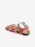 Sandales imprimées fille fleurs multico+fleurs rouge 10 - vertbaudet enfant 