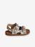Sandales anatomiques cuir garçon gris camou+marine+taupe 2 - vertbaudet enfant 