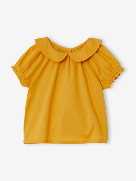 Ensemble blouse, jupe à bretelles et bandeau bébé blanc imprimé+jaune 12 - vertbaudet enfant 