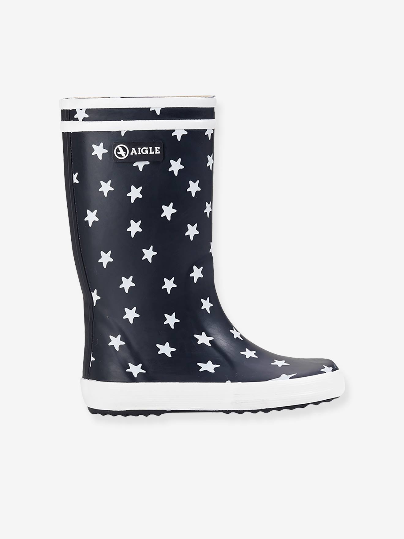 Bottes De Pluie Enfant Vertbaudet – Bicolores Avec Boucle, Semelle Antidérapante, Caoutchouc Doux, Pour Maternelle