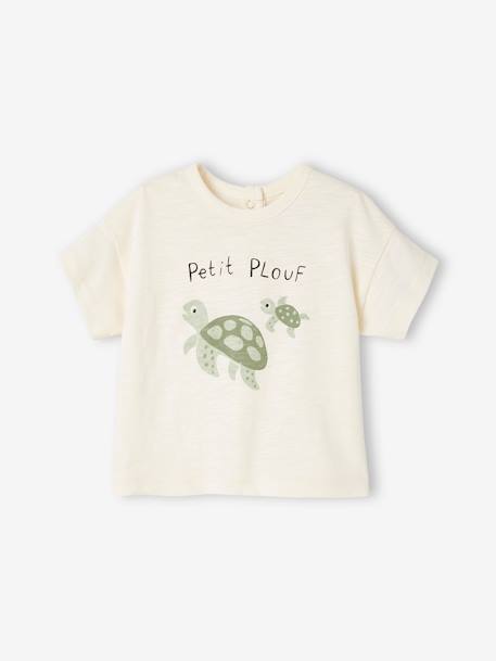 Bébé-T-shirt, sous-pull-T-shirt-T-shirt bébé motif animalier manches courtes
