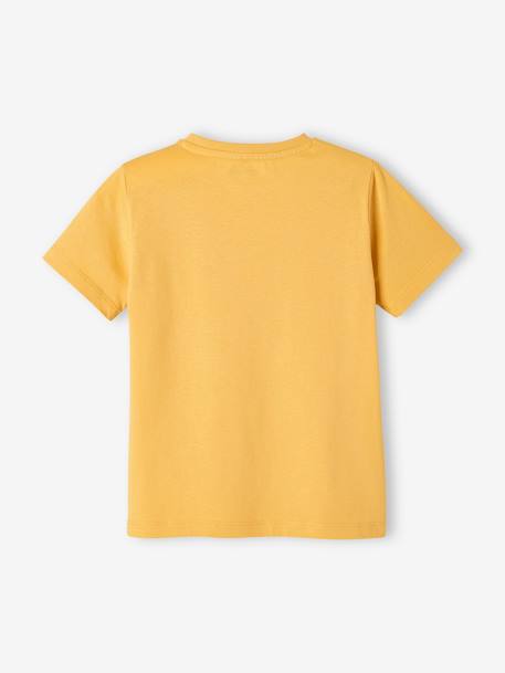 Lot de 3 tee-shirts garçon assortis mances courtes LOT BLEU CIEL+lot gris clair chiné+lot jaune ambre+lot mastic 21 - vertbaudet enfant 