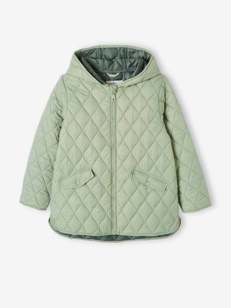 Veste Matelassée Fille Cyrillus Taille 14 Ans (158) - Couleur Abricot, Mi-saison, Occasion Très Bon état