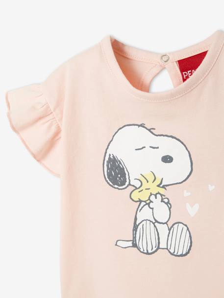 T-shirt bébé Snoopy Peanuts® bébé fille Rose anime placé 2 - vertbaudet enfant 