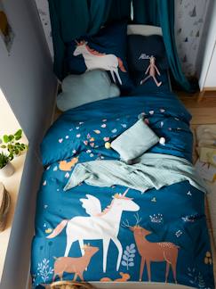 Parure housse de couette + taie d'oreiller enfant FORET ENCHANTEE  - vertbaudet enfant