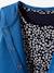 Ensemble robe + cardigan fille Oeko-Tex® bleu océan - robe imprimée fle+encre+ivoire imprimé+rose pivoine 6 - vertbaudet enfant 