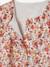Ensemble combinaison et bandeau bébé fille en voile de coton imprimé fleurs blanc imprimé+rose poudré 6 - vertbaudet enfant 