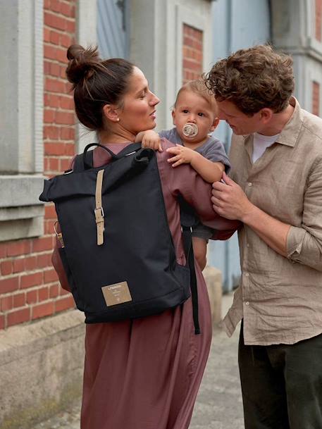 Lassig - Sac à dos à langer Green Label LÄSSIG Rolltop bleu