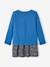 Ensemble robe + cardigan fille Oeko-Tex® bleu océan - robe imprimée fle+encre+ivoire imprimé+rose pivoine 7 - vertbaudet enfant 