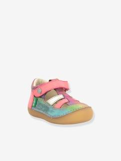 Chaussures-Sandales cuir bébé fille Sushy Originel Softers KICKERS®