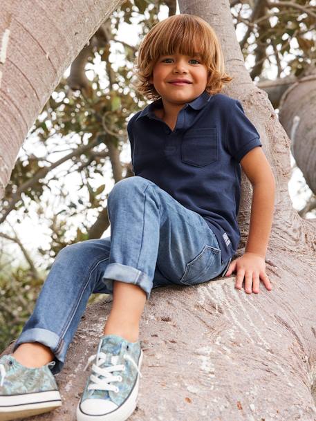 Pantalon garçon enfant 7 ans - Slim, droit, élastique - vertbaudet
