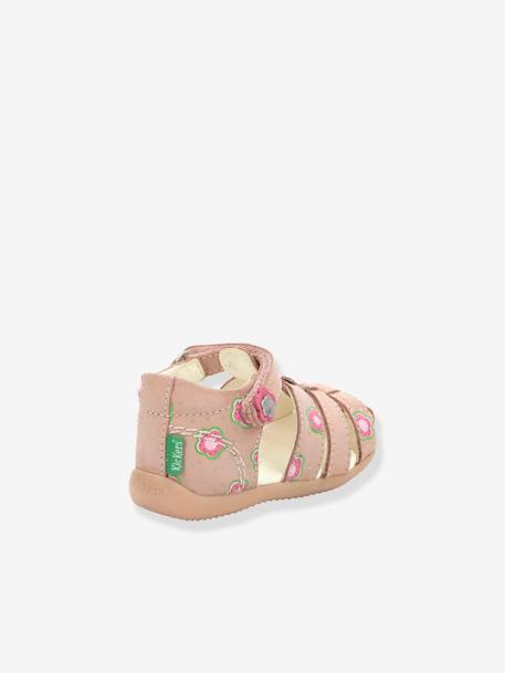 Sandales cuir bébé Bigflo-2 Iconique Biboo KICKERS® ROSE FLOWER 5 - vertbaudet enfant 