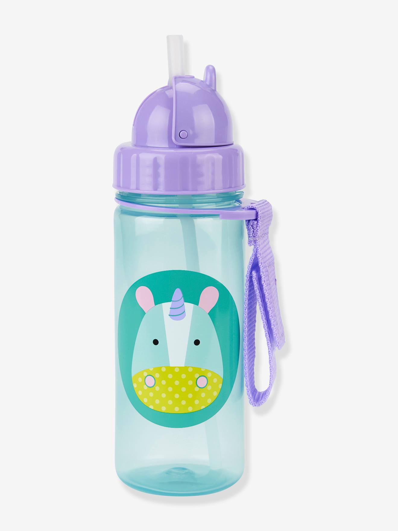 Gourde avec paille SKIP HOP Zoo violet (licorne)