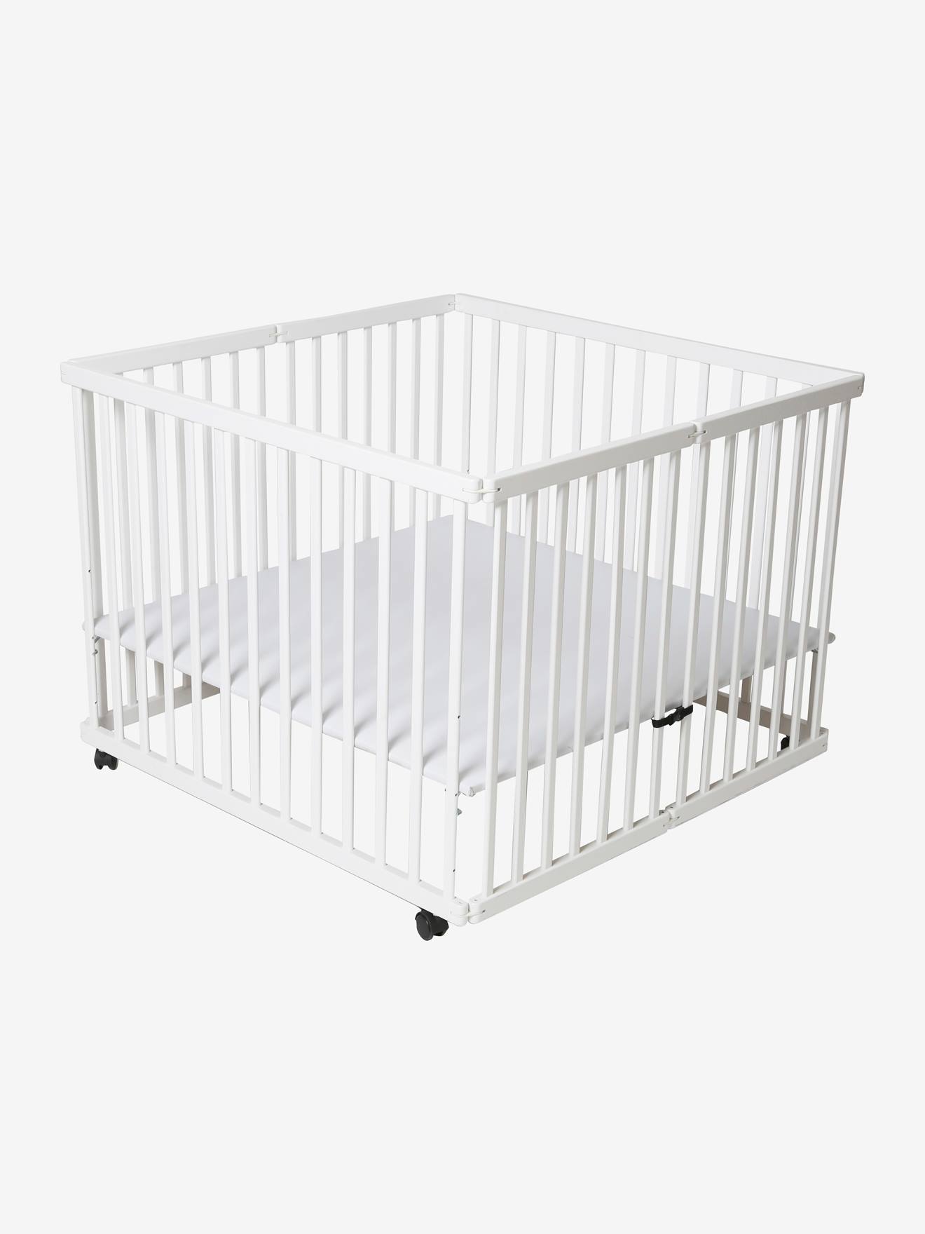 Parc pliant en bois blanc (Vertbaudet) - Image 2