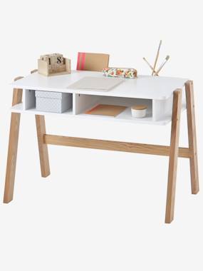 Bureau spécial maternelle LIGNE ARCHITEKT blanc/bois vertbaudet