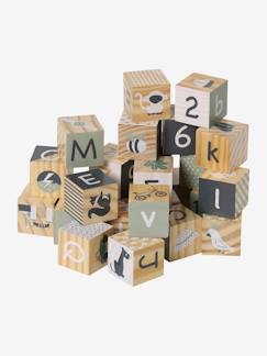 Jouet-Premier âge-Premières manipulations-Cubes alphabet en bois FSC®