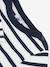 Robe manches longues iconique en jersey épais bio bébé - PETIT BATEAU blanc rayé marine 3 - vertbaudet enfant 