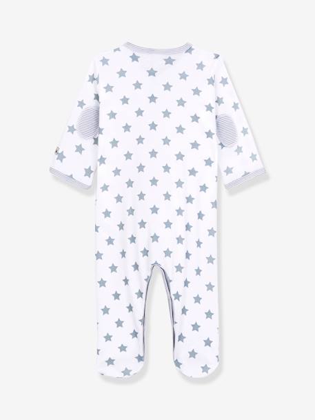 Dors-bien bébé étoiles en coton PETIT BATEAU blanc imprimé 2 - vertbaudet enfant 