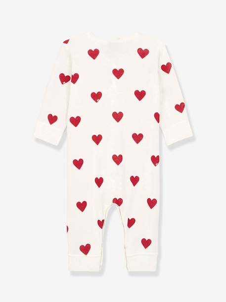 Dors-bien coeurs bébé en coton bio blanc imprimer coeur 4 - vertbaudet enfant 