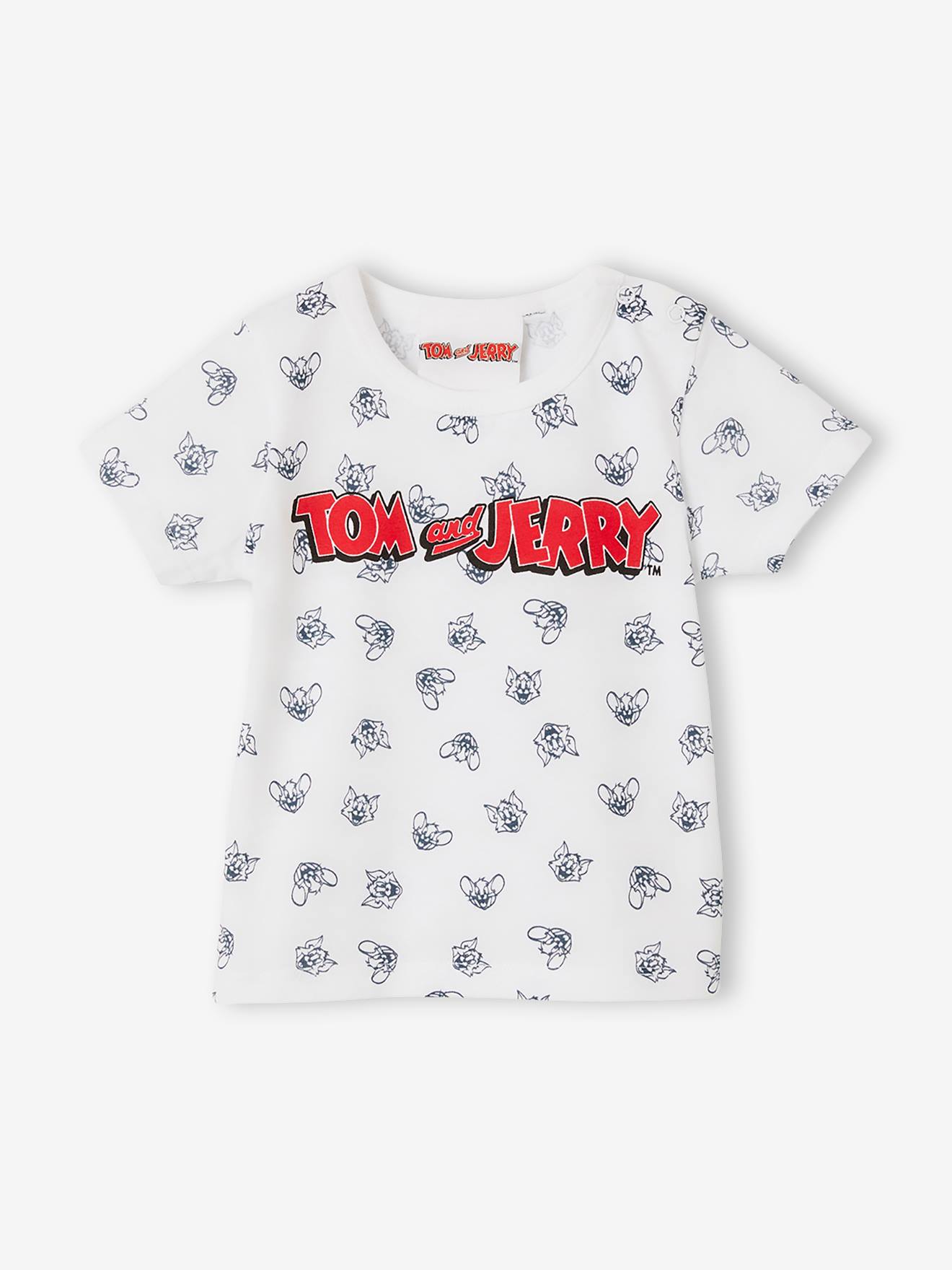 T-shirt bébé Tom & Jerry aop + wording