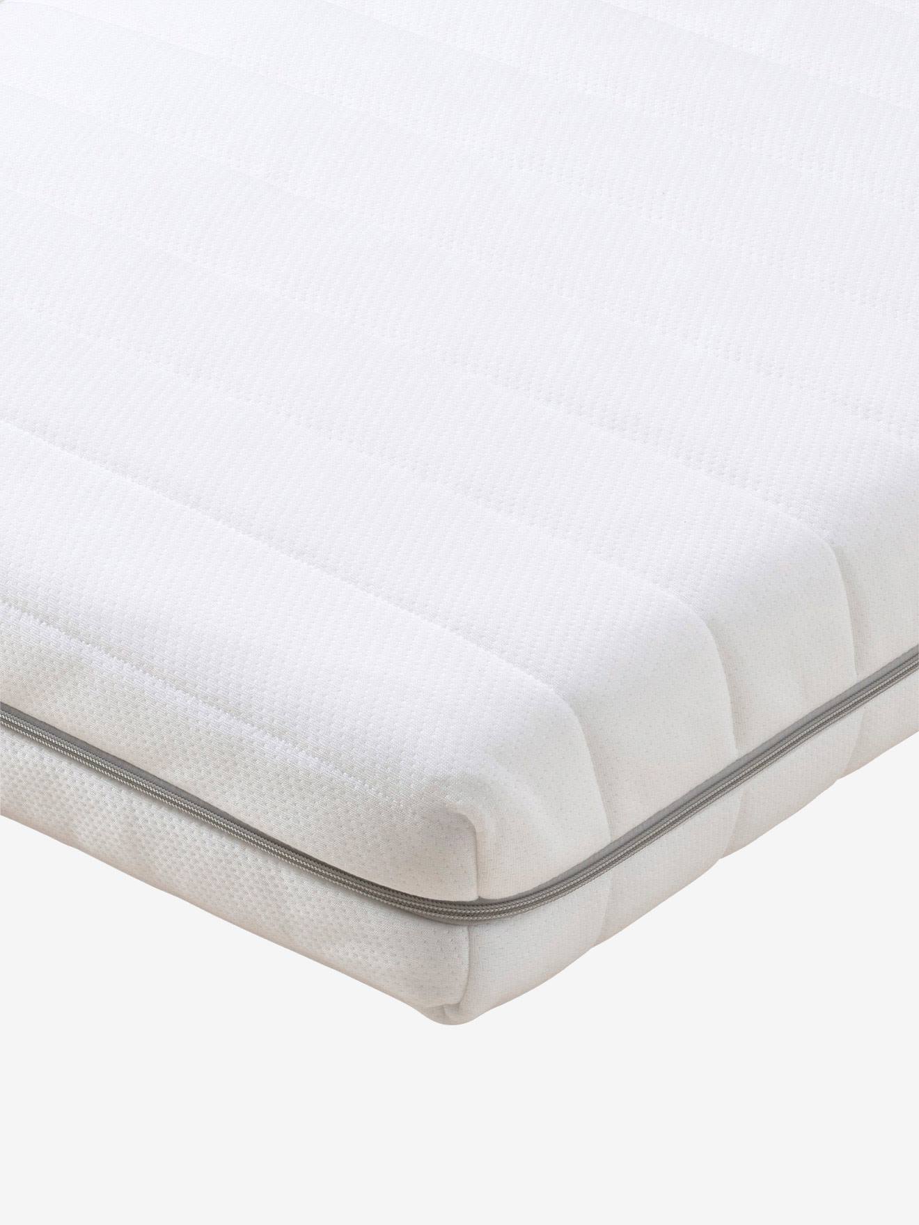 Matelas Bebe Anti Acariens En Mousse A Memoire De Forme Blanc Vertbaudet