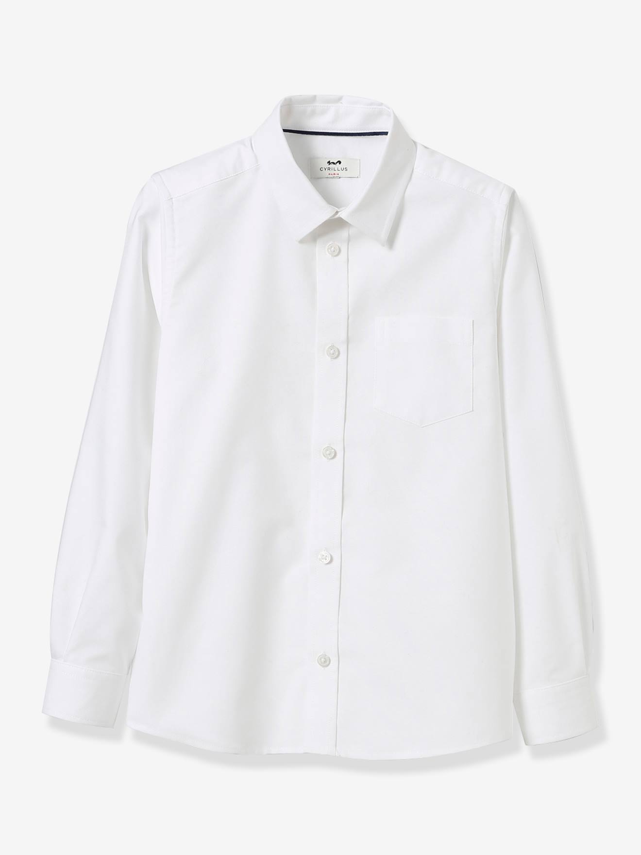 Chemise Oxford Garçon Cyrillus Blanc