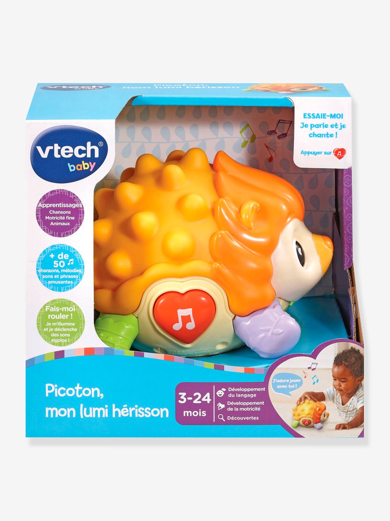 Picoton Mon Lumi Hérisson - Vtech Orange