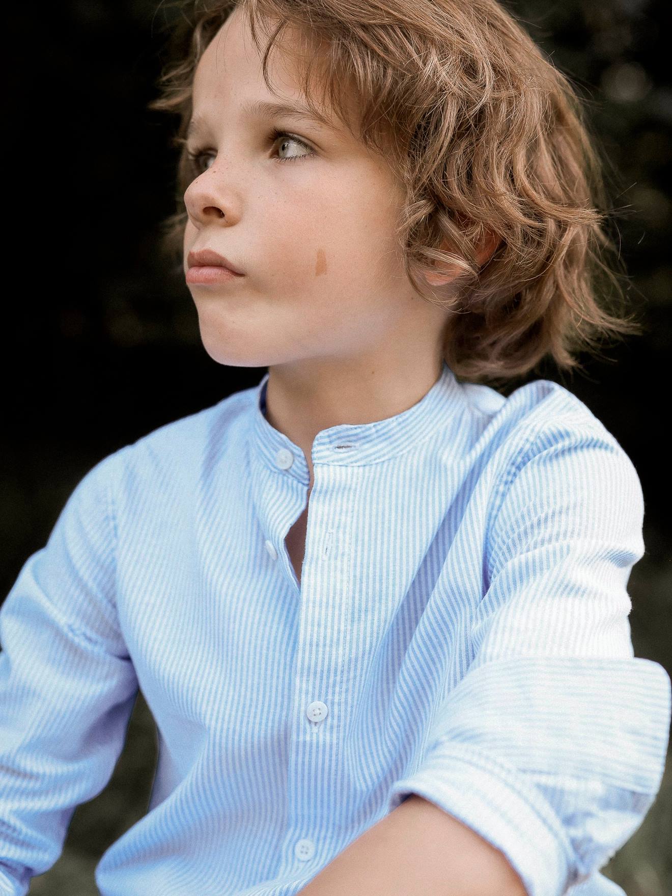 Chemise - Collection Fêtes et Mariages rayé bleu/blanc