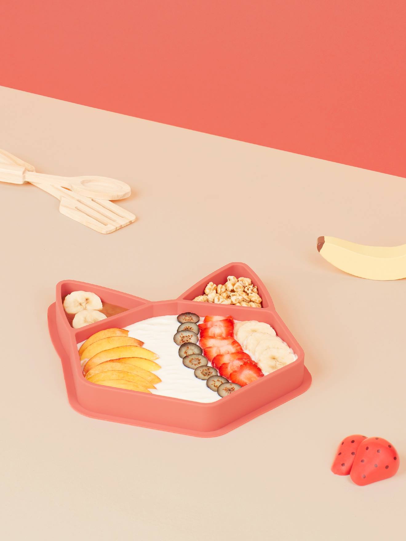 Assiette repas BABYMOOV ISY terracotta (renard)