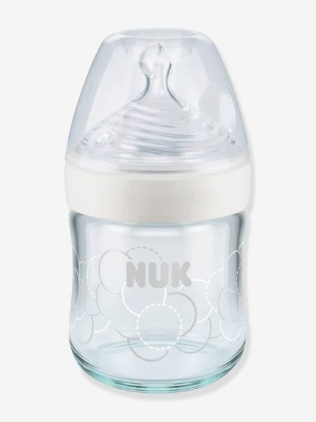 Biberon verre 120 ml NUK Nature Sense Blanc 1 - vertbaudet enfant 