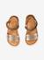 Sandales cuir fille collection maternelle kaki 4 - vertbaudet enfant 