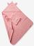 Cape de bain à capuche brodée animaux blanc+bleu+rose 10 - vertbaudet enfant 