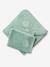 Cape de bain personnalisable et gant de toilette blanc+bleu moyen+framboise+ocre+rose poudré+vert bleuté+vert céladon 42 - vertbaudet enfant 