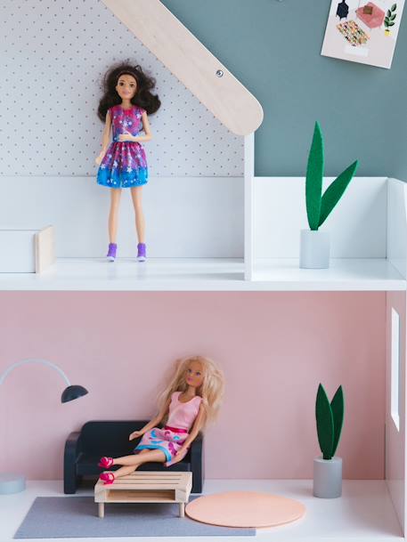 Maison de poupée mannequin en bois FSC® multicolore 3 - vertbaudet enfant 