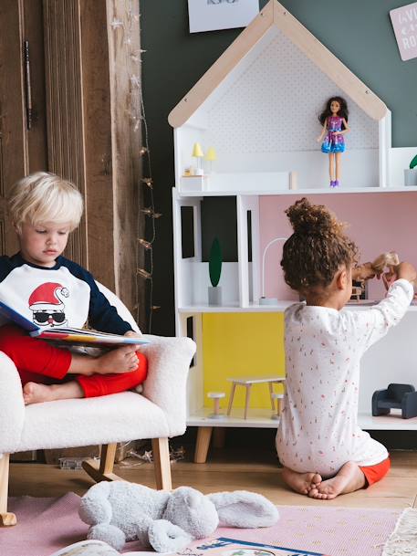 Maison de poupée mannequin en bois FSC® multicolore 1 - vertbaudet enfant 