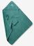 Cape de bain personnalisable et gant de toilette blanc+bleu moyen+framboise+ocre+rose poudré+vert bleuté+vert céladon 33 - vertbaudet enfant 