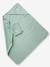 Cape de bain personnalisable et gant de toilette blanc+bleu moyen+framboise+ocre+rose poudré+vert bleuté+vert céladon 41 - vertbaudet enfant 