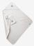 Cape de bain personnalisable et gant de toilette blanc+bleu moyen+framboise+ocre+rose poudré+vert bleuté+vert céladon 3 - vertbaudet enfant 