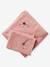 Cape de bain personnalisable et gant de toilette blanc+bleu moyen+framboise+ocre+rose poudré+vert bleuté+vert céladon 30 - vertbaudet enfant 
