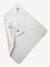 Cape de bain personnalisable et gant de toilette blanc+bleu moyen+framboise+ocre+rose poudré+vert bleuté+vert céladon 4 - vertbaudet enfant 