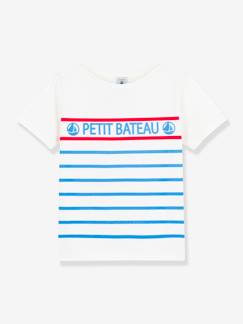 -T-shirt manches courtes en coton garçon PETIT BATEAU