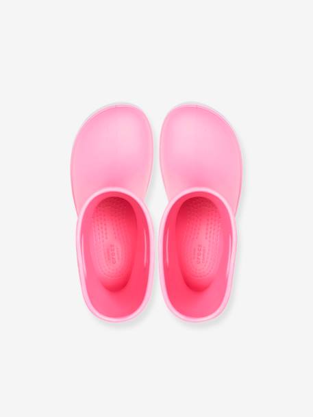 Bottes de pluie enfant Crocband Rain Boot K CROCS(TM) Pink Lemonade / Lavender 4 - vertbaudet enfant 