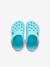 Sabots bébé Crocband Clog T CROCS(TM) BALLERINA PINK+ICE BLUE / WHITE+marine+PEPPER GRAPHITE 10 - vertbaudet enfant 