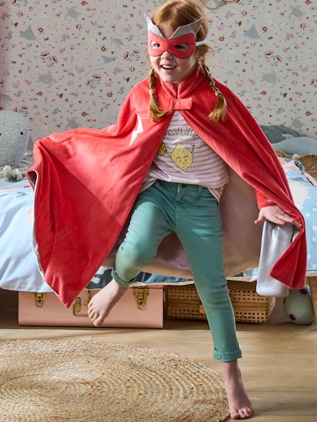 Panoplie déguisement réversible Super héros fille multicolore 4 - vertbaudet enfant 