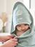 Cape de bain personnalisable et gant de toilette blanc+bleu moyen+framboise+ocre+rose poudré+vert bleuté+vert céladon 37 - vertbaudet enfant 