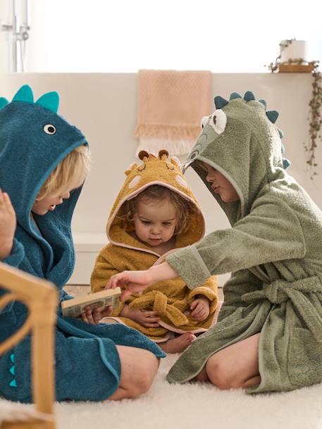 Peignoir de bain bébé Girafe ocre 3 - vertbaudet enfant 